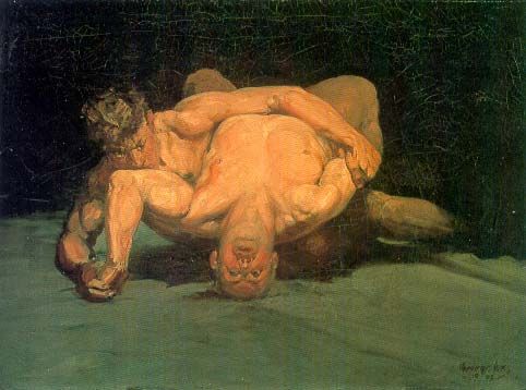Luks, The Wrestlers, 1905