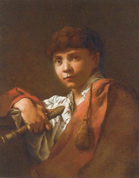 Maggiotto painting, Boy with Flute
