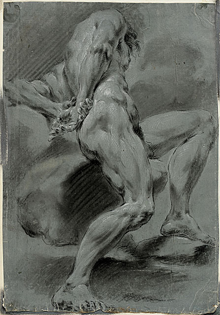 Maggiotto painting, Study for a Male Nude