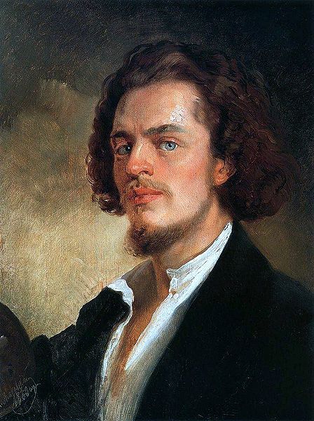 Makovsky, Self-Portrait, 1856