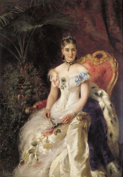 Makovsky, Portrait of Countess Maria Mikhailouna Volkonskaya