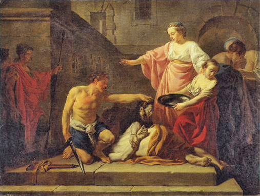 Marie Pierre painting, Mythological Scene