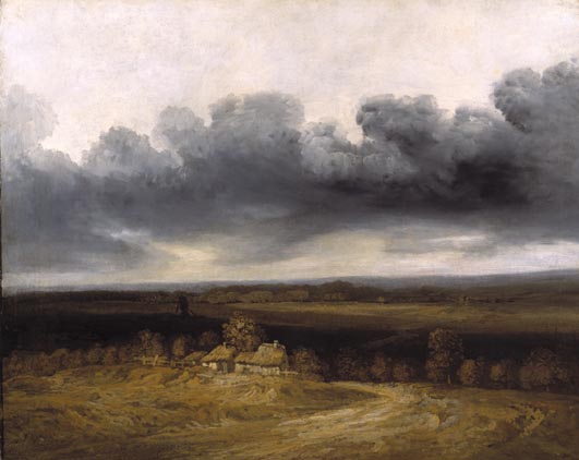 Michel painting, Landscape with Cottages