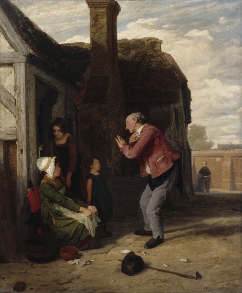 Mulready painting, The Village Buffoon