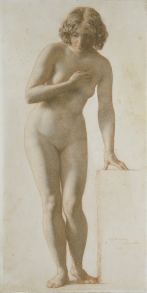 Mulready painting, Standing Female Nude