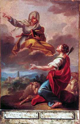 Parrocel painting, Vision of a Saint
