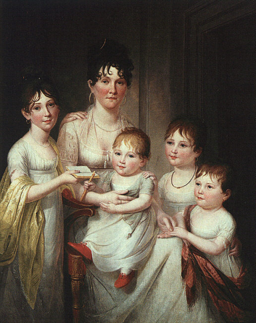 Madame Dubocq and her Children 1807