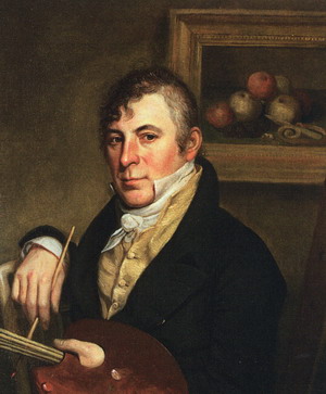 Enter Raphaelle Peale, portrait by Charles Willson Peale, the artists father