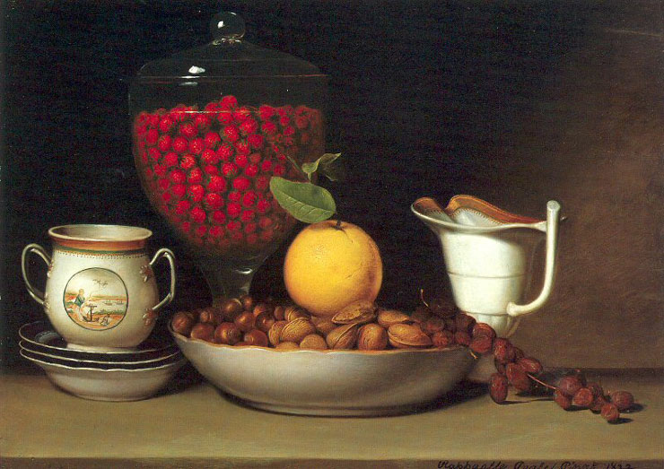 Still Life with Strawberries and Nuts