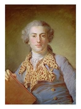 Perroneau painting, Portrait of Jean-Georges Noverre
