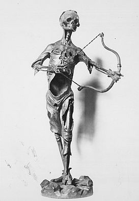 Petel, Standing Death, circa 1628-1630, Lime wood, h. 17,2 cm Munich, Bayerische Schlösserverwaltung Castle Museum, Neuburg an der Donau 