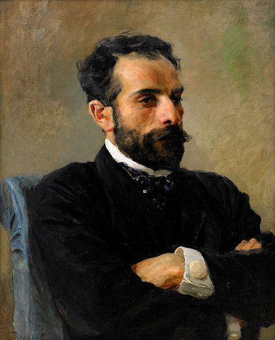 Polenov, Portrait of Isaac Levitan