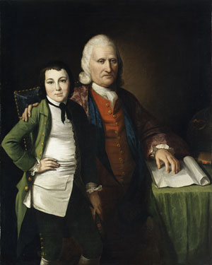 Cardwaller Colden and his Grandson Warren de Lancey 1772