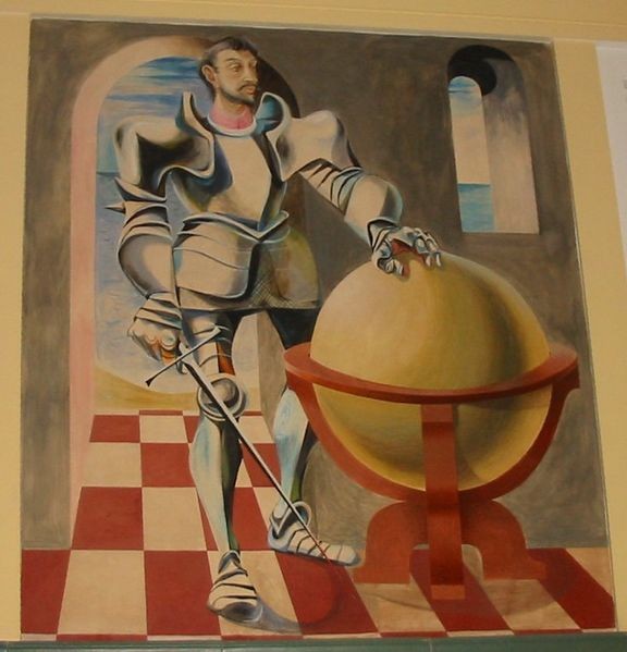 Sir Francis Drake, Mural at the Rincon Center, San Francisco CA