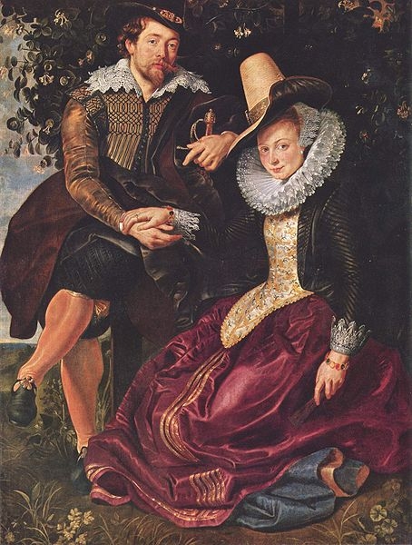 Rubens, Self-Portrait, Rubens and Isabella Brant in the Honeysuckle Bower