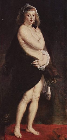 Rubens,  Portrait of Helen Fourment 1638