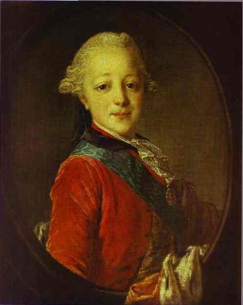 Emperor Paul I as a Child 1761