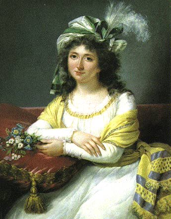 Romany painting, Portrait of Vigee-LeBrun