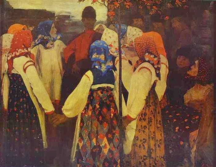 A Young Man Breaking into a Girls Dance 1902