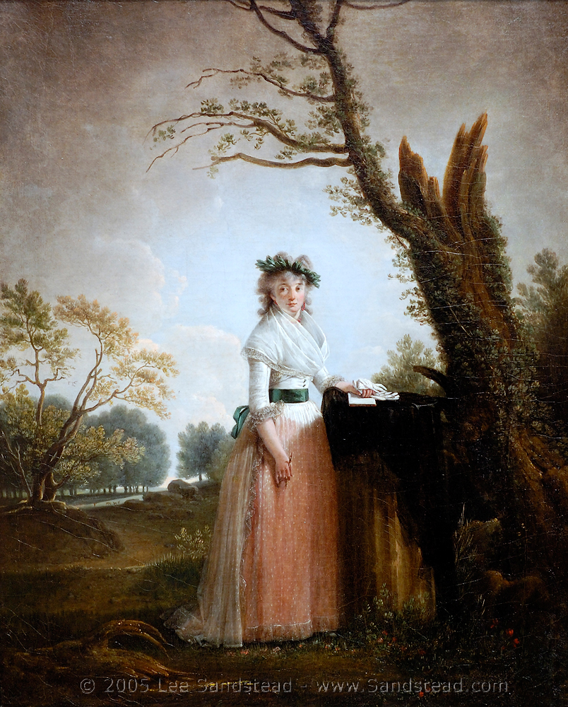 Sablet painting, Portrait of Eleanora Chigi