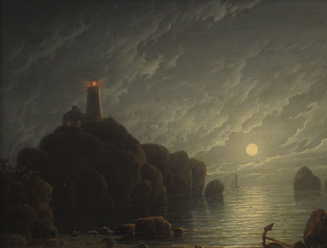 Moonlight and Lighthouse 1836
