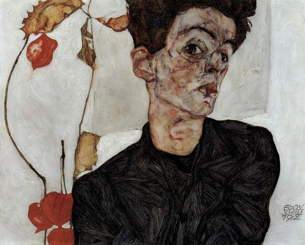 Schiele, Self-Portrait