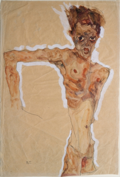 Schiele,  Self-Portrait