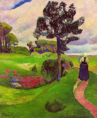 Sérusier, Mother and Child in Breton Landscape