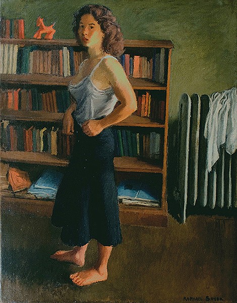 Model with Bookcase 1938