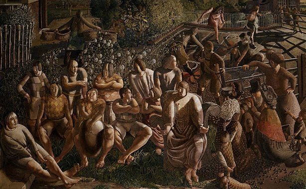 Spencer, Christ in Cookham (Last Judgment series)