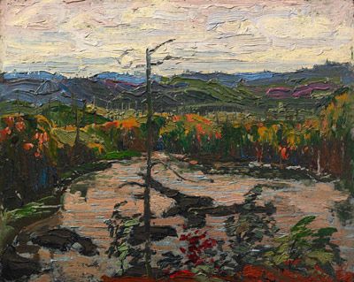 Thomson, View from a Height, Algonquin Park, Fall 1916