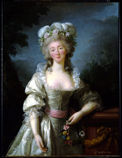 Vigée-Lebrun painting, Portrait of Madame DuBarry