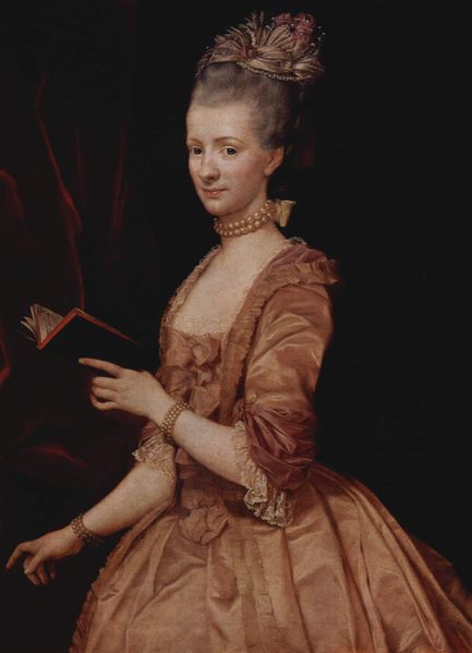 von Maron painting, Portrait of a Lady