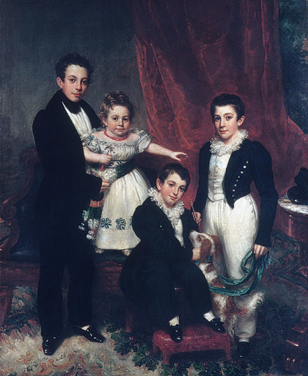 The Knapp Children, 1833 *Collaboration between Waldo and Jewett