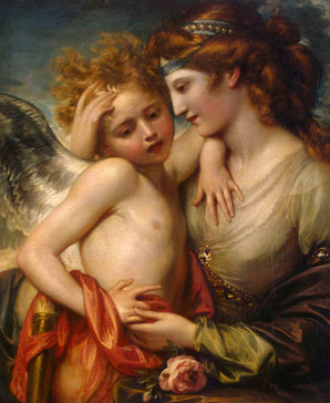 Venus Consoling Cupid Stung by a Bee