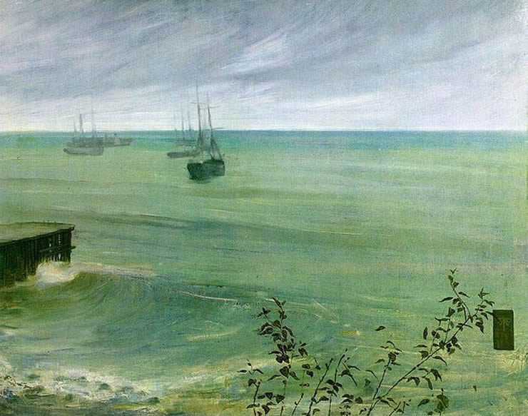 Symphony In Grey And Green: The Ocean 1866