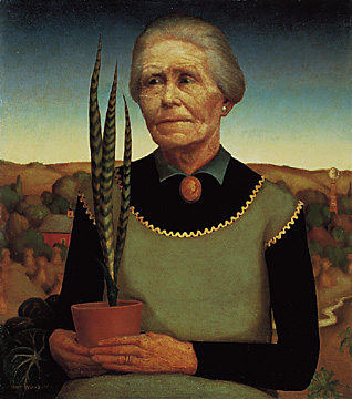Woman With Plants
