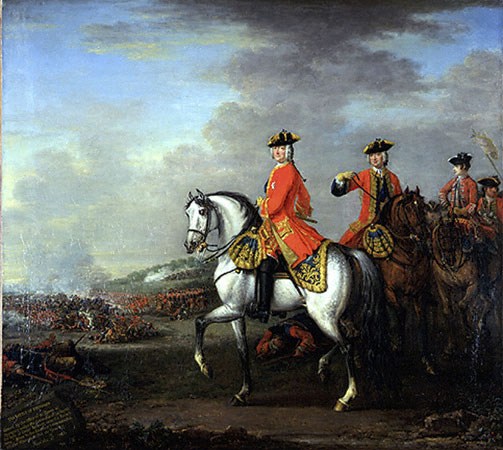 Wootton, King George II at the Battle of Dettingen, 1743