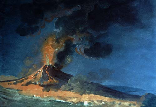 Wright painting, Eruption of Mt.Vesuvius