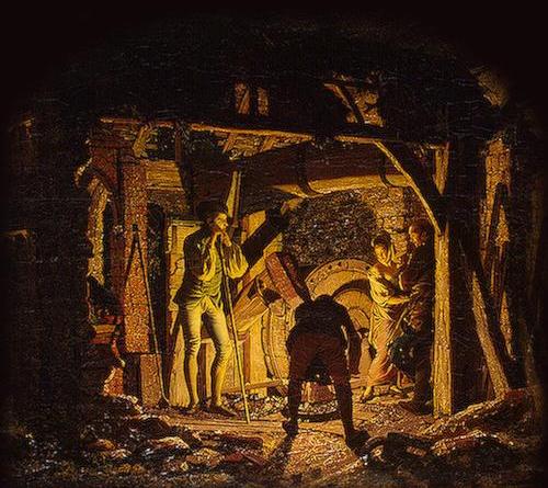 Wright painting, The Forge