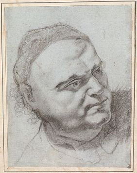 Zick, Study of a Mans Head