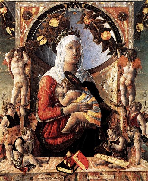 Zoppo, The Virgin and Child with 8 Angels