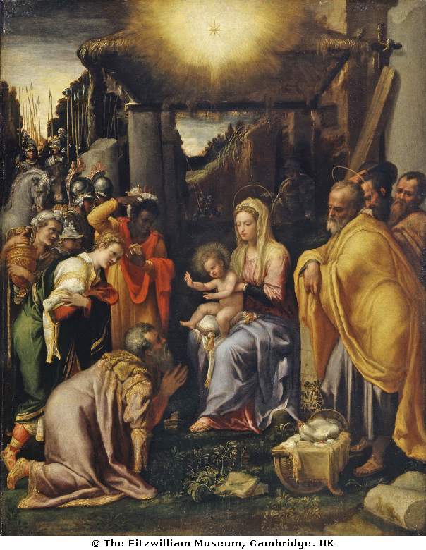 Taddeo Zuccari, Adoration of the Kings 1550