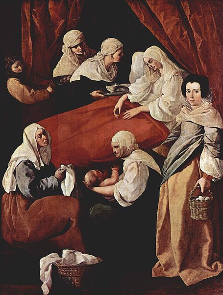 Zurbarán, Birth of the virgin