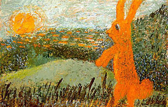 3. The Rabbit Near Ottepää. 1967-68. Oil on cardboard. 
