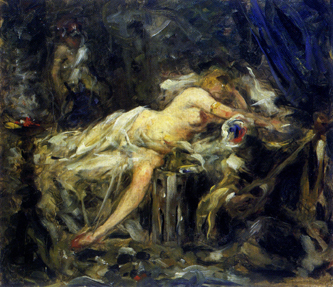 2. Harem (unfinished). C. 1903. Oil on Canvas  