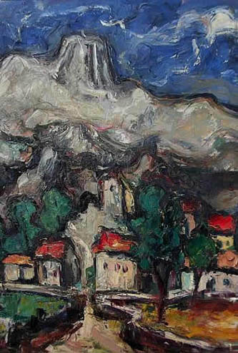 3. Humci. 1956. Oil on Canvas. 108 x 87.5 cm. National Museum of Montenegro. 