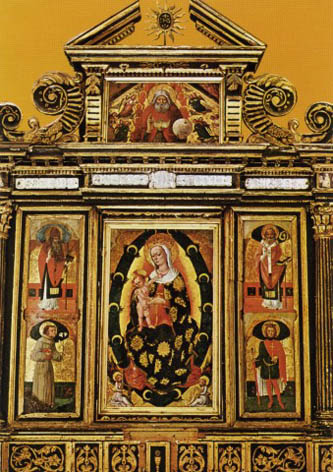 3. Altarpiece in Church of St. Marija na Dancama 