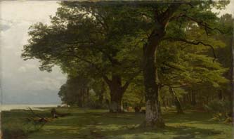 3. Herd Near a Forest. 1871. Oil on Canvas. Art Museum of Estonia. 