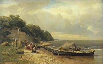 2. Seashore at Tiskre. 1866. Art Museum of Estonia. 